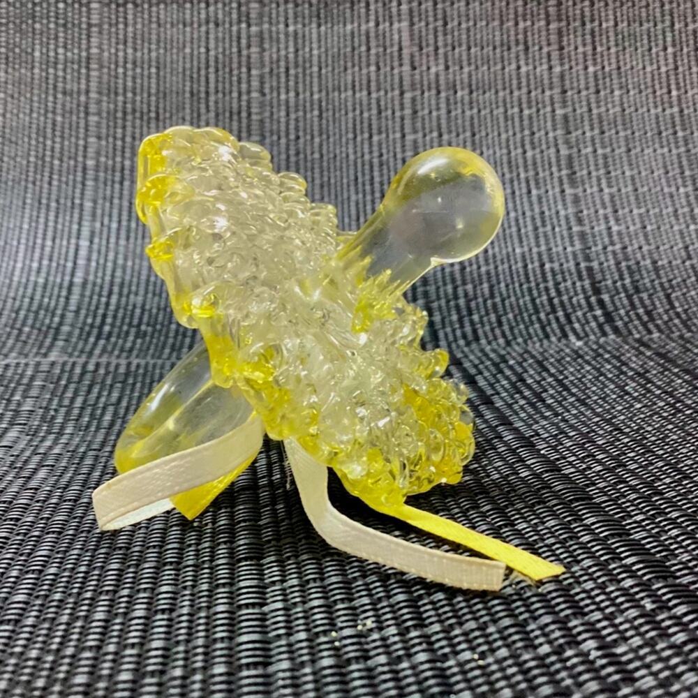 Hand Blown Art Glass Pacifier Figurine
